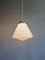 Art Deco Conical Pendant Light in White Opaline Glass, 1920s, Image 14