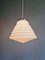 Art Deco Conical Pendant Light in White Opaline Glass, 1920s, Image 2