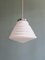 Art Deco Conical Pendant Light in White Opaline Glass, 1920s, Image 1