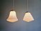Lampe à Suspension Vintage en Forme de Cloche en Opaline Blanche 6