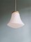 Vintage Bell-Shaped White Opaline Pendant Light, Image 3