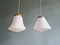 Vintage Bell-Shaped White Opaline Pendant Light 5