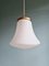 Vintage Bell-Shaped White Opaline Pendant Light 1