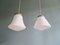 Lampe à Suspension Vintage en Forme de Cloche en Opaline Blanche 11