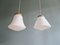 Vintage Bell-Shaped White Opaline Pendant Light 11