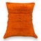 Vintage Togo 1-Seater Sofa from Ligne Roset with Footstool in Orange Fabric, Set of 2, Image 3