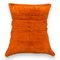Vintage Togo 1-Sitzer Sofa mit Fußhocker aus Orangefarbenem Stoff von Ligne Roset, 2er Set 3
