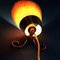 Lámpara de pared atómica Mid-Century, EE. UU., Años 50, Imagen 8