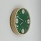 German Space Age Green Wall Clock from Krups, 1970s 2
