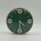 German Space Age Green Wall Clock from Krups, 1970s 1