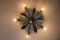 Mid-Century Brass Sputnik Ceiling Light, 1950s, Image 6