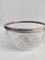 Crystal Salad Bowl with Silver Rim, 1930s 3