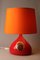 Lámpara de mesa en naranja de Björn Wiinblad para Rosenthal, años 60, Imagen 2