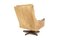 Scandinavian Minerva Rotating Leather Armchair by Torbjørn Afdal, Sweden, 1960s 9