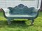 Asian Art Deco 2-Seater Garden Bench, Image 1