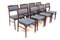 Teak Table Chairs, Sweden, 1960s, Set of 8, Image 1