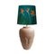 Lámpara de mesa Revival Art Déco de cerámica, años 80, Imagen 4