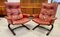 Vintage Danish Lounge Chairs in Cocnag Leather from Komfort, Set of 2, Image 14