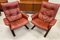 Vintage Danish Lounge Chairs in Cocnag Leather from Komfort, Set of 2, Image 2