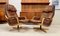 Mid-Century Scandinavian Oak & Leather Swivel Chairs from Gote Møbler, 1970s, Set of 2 11