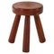 Small Stool in Jatoba Wood by Ingvar Hildingsson, 1980s, Image 1