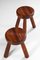 Small Stool in Jatoba Wood by Ingvar Hildingsson, 1980s 4