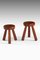 Large Stool in Jatoba Wood by Ingvar Hildingsson, 1980s, Image 7