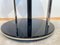Art Deco Round Side Table in Black Lacquer, Chrome & Metal Trims, France, 1930s 4