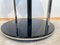 Art Deco Round Side Table in Black Lacquer, Chrome & Metal Trims, France, 1930s, Image 4