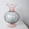 Large Pink and Gray Murano Glass Vase, 1980s 8