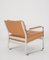 Swedish Leather and Aluminium Lounge Chairs by Karl-Erik Ekselius, 1970s, Set of 2 5