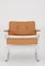 Swedish Leather and Aluminium Lounge Chairs by Karl-Erik Ekselius, 1970s, Set of 2 2
