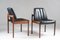 Easy Chairs in Rosewood and Leather by Sven Ivar Dysthe for Dokka MØBLER, 1960s, Set of 2 1