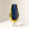 Petit Vase Artisanal en Verre de Murano Bleu attribué à Flavio Poli, Italie, 1970 2