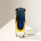 Small Hand-Crafted Blue Murano Glass Vase attributed to Flavio Poli, Italy, 1970s 5