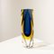 Petit Vase Artisanal en Verre de Murano Bleu attribué à Flavio Poli, Italie, 1970 3