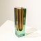 Small Hand-Crafted Brown Murano Glass Vase attributed to Flavio Poli, Italy, 1970s 4