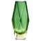 Small Hand-Crafted Green Murano Glass Vase attributed to Flavio Poli, Italy, 1970s, Image 1