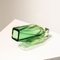 Jarrón pequeño de cristal de Murano verde hecho a mano atribuido a Flavio Poli, Italia, años 70, Imagen 6