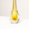 Small Hand-Crafted Yellow Murano Glass Vase attributed to Flavio Poli, Italy, 1970s, Image 3