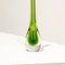 Small Hand-Crafted Green Murano Glass Vase attributed to Flavio Poli, Italy, 1970s 4