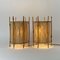 Lámparas de mesa de bambú y pergamino de Louis Sognot, France, años 50. Juego de 2, Imagen 7