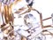 Lampadario grande a cinque livelli in cristallo e ottone placcato in oro di Kinkeldey, Germania, anni '60, Immagine 15
