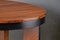 Art Deco Side Table with Walnut and Black Lacquer, 1920s, Image 5