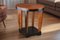 Art Deco Side Table with Walnut and Black Lacquer, 1920s, Image 2
