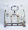 Bottles and Carrier Set from Henry Hobson & Sons, Set of 7, Image 4