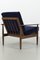 Blauer Vintage Sessel, 1960er 3