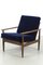 Vintage Blue Lounge Chair, 1960s 1