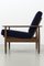 Blauer Vintage Sessel, 1960er 2