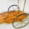 Vintage Italian Hollywood Regency Bar Cart in Inlaid Wood, 1970s, Image 7